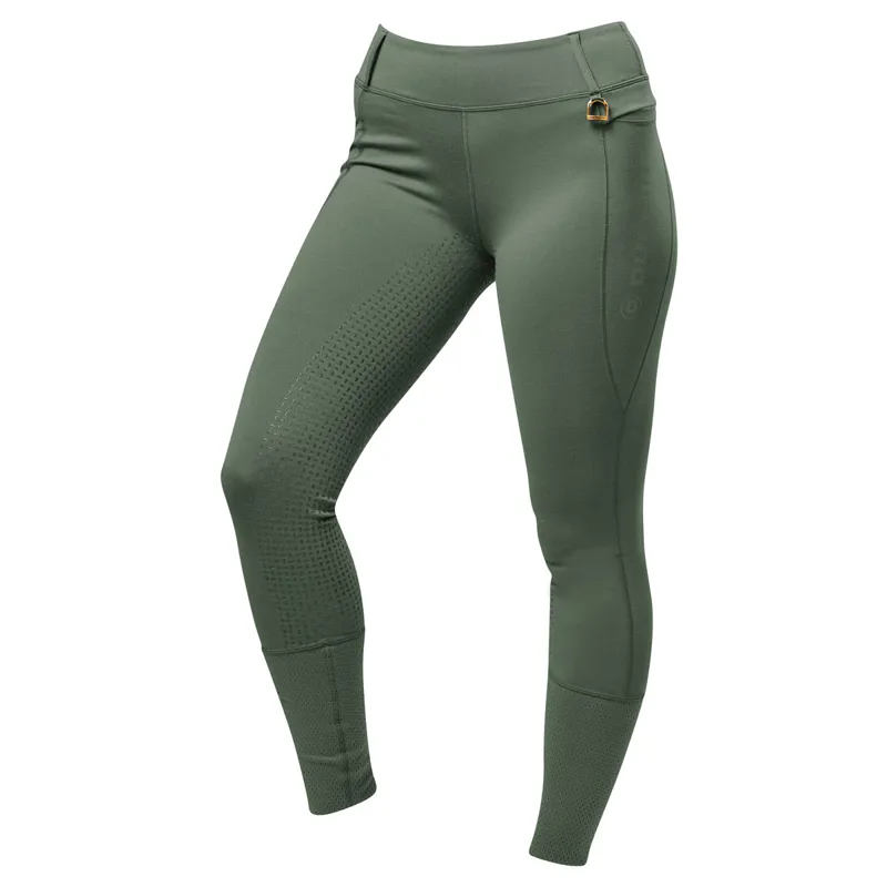 Dublin Cool It Everyday Full Grip Ladies Riding Tights - Olive